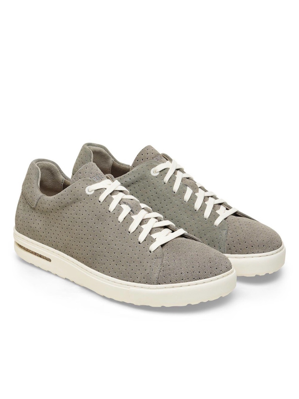 Bend low Casual Suede Sneakers in dotted stone coin- Lace-Up Comfort